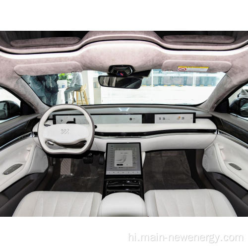 फैंसी इलेक्ट्रिक वाहन ईवी फास्ट इलेक्ट्रिक कार 730 किमी ZHIJI L7 AWD RWD इलेक्ट्रिक वाहन